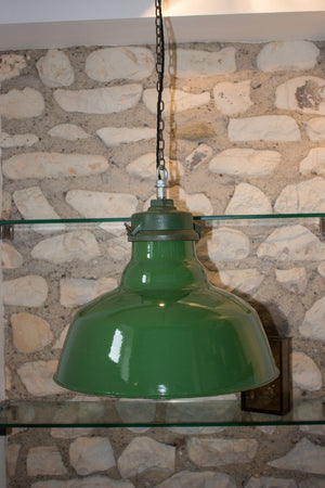 Wardle of Manchester Large Green Pendants