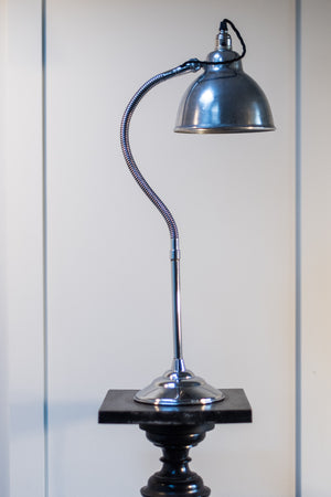 Goose Necked Chrome Lamp 1950's