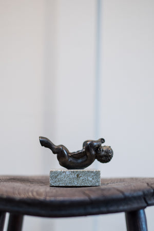 Faun Baby Bronze Pipe Stand