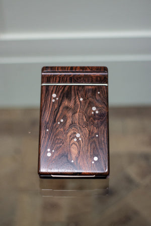 A Danish Rosewood Notebook by silversmith Axel Salomonsen, 1960s.