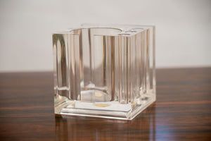 A Collection of Three Lucite Desktop Pen and Letter Holders by Harvey Guzzini.
