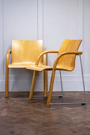 Pair of Armchairs by Ulrich Bohme & Wulf Schneider for Thonet